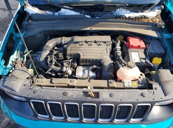 ZACNJDD11NPP00671 2022 JEEP RENEGADE Blue Вид підкапотного простору