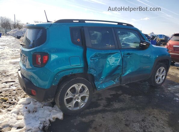 ZACNJDD11NPP00671 2022 JEEP RENEGADE Blue Задня права чверть