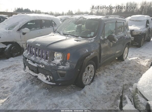 ZACNJDD17NPN72534 2022 JEEP RENEGADE Синий Передняя левая четверть