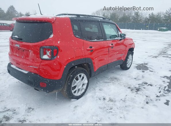 ZACNJDD19MPN31787 2021 JEEP RENEGADE Red Задня права чверть