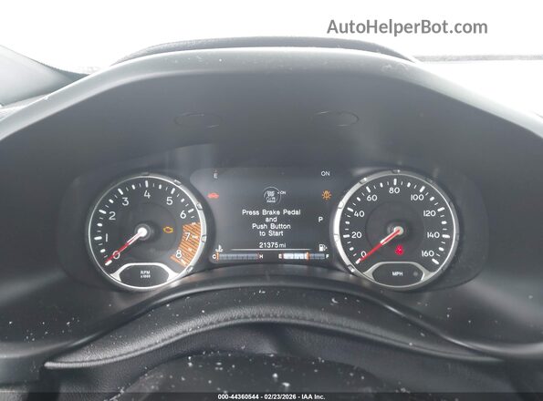 ZACNJDD19MPN31787 2021 JEEP RENEGADE Red Вид задніх сидінь