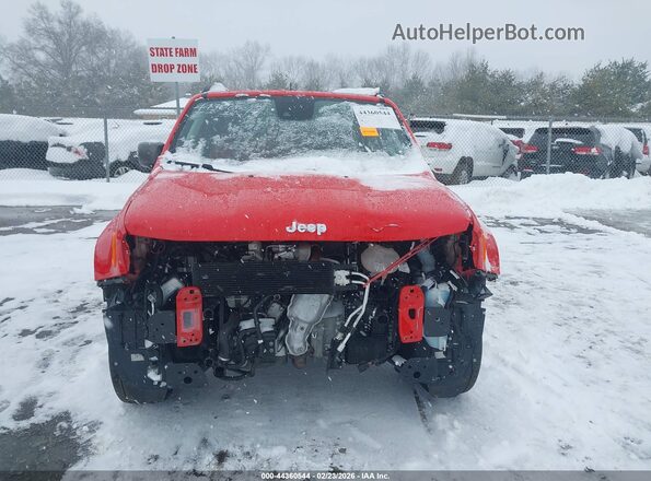 ZACNJDD19MPN31787 2021 JEEP RENEGADE Red Вид задньої частини салону