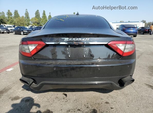 ZAM45VLA9G0182145 2016 MASERATI GRANTURISM Black Вид ззаду
