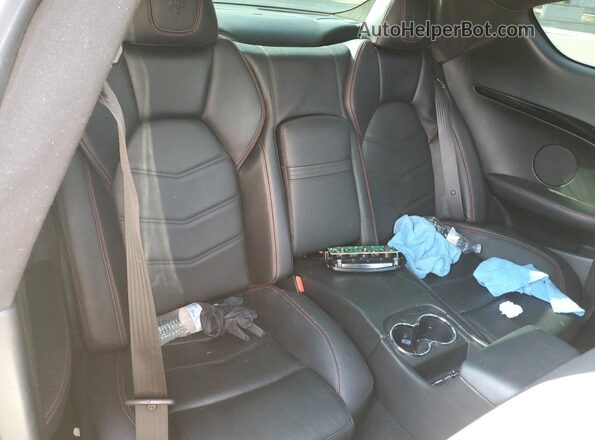 ZAM45VLA9G0182145 2016 MASERATI GRANTURISM Black Вид задніх сидінь
