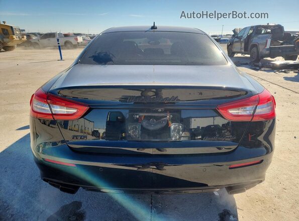 ZAM56PPL6H1211718 2017 MASERATI QUATTROPOR Black Rear view