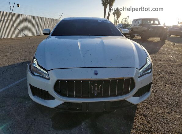 ZAM56PPS8J1276857 2018 MASERATI QUATTROPOR White Դիմացի տեսք