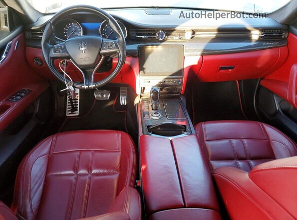 ZAM56PPS8J1276857 2018 MASERATI QUATTROPOR White Առջևի վահանակի տեսք