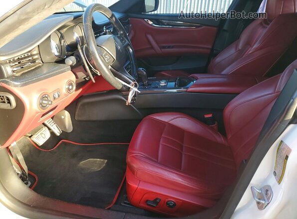 ZAM56PPS8J1276857 2018 MASERATI QUATTROPOR White Սալոնի դիմացի տեսք
