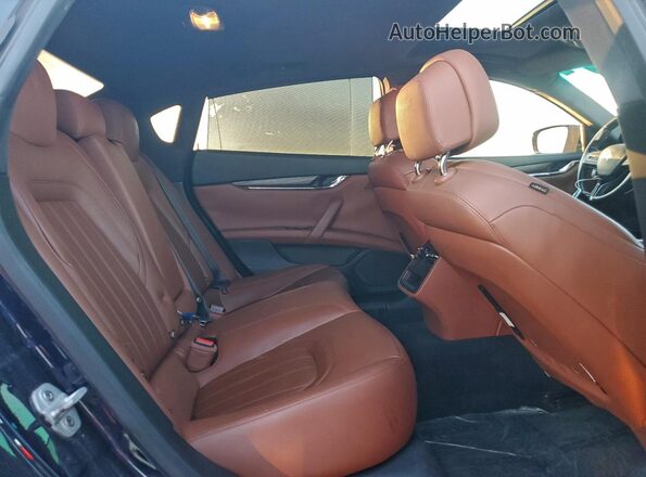 ZAM56RPA3G1182431 2016 MASERATI QUATTROPOR Black Հետևի նստատեղերի տեսք