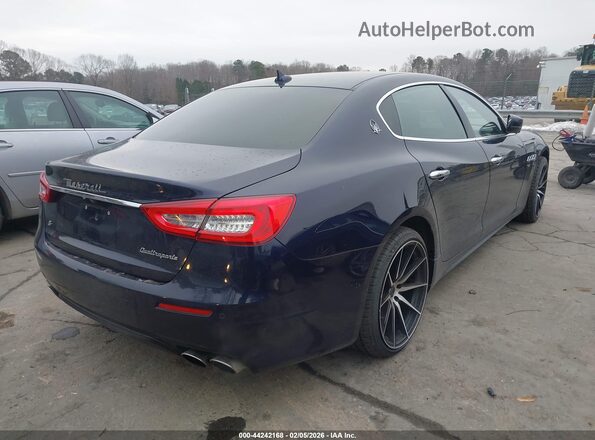 ZAM56RPA6H1211468 2017 MASERATI QUATTROPOR Blue Задня права чверть