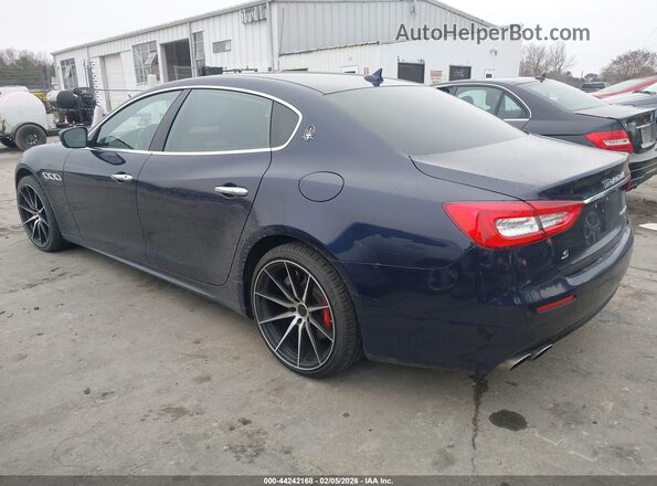 ZAM56RPA6H1211468 2017 MASERATI QUATTROPOR Blue Задня ліва чверть