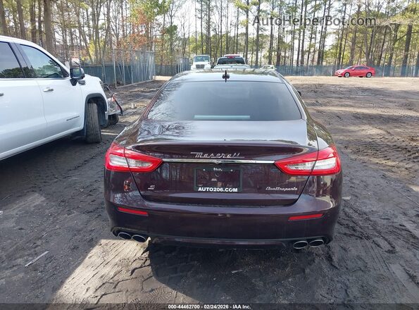 ZAM56RPL8H1226474 2017 MASERATI QUATTROPOR Maroon 