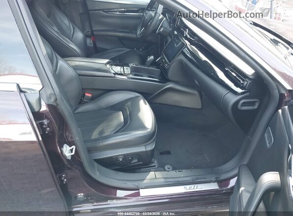ZAM56RPL8H1226474 2017 MASERATI QUATTROPOR Maroon Vista interior delantera