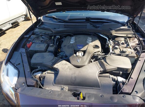 ZAM56RPL8H1226474 2017 MASERATI QUATTROPOR Maroon Vista trasera