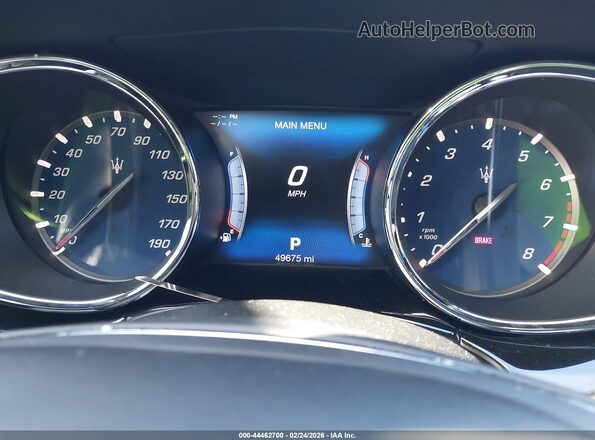 ZAM56RPL8H1226474 2017 MASERATI QUATTROPOR Maroon Vista de los asientos traseros