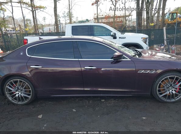 ZAM56RPL8H1226474 2017 MASERATI QUATTROPOR Maroon Vista interior trasera