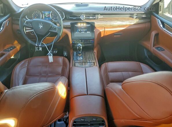 ZAM56RPS6H1246911 2017 MASERATI QUATTROPOR White Dashboard view