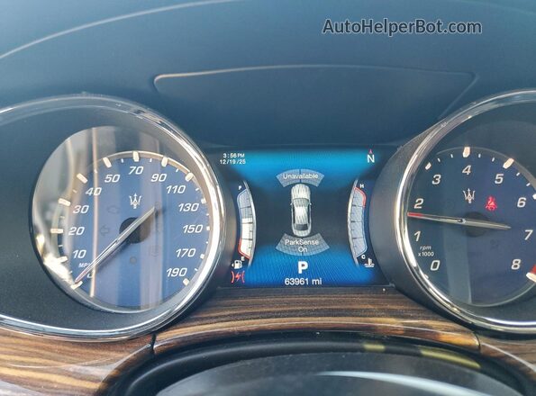 ZAM56RPS6H1246911 2017 MASERATI QUATTROPOR White Instrument cluster view