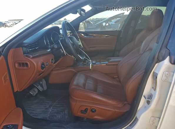ZAM56RPS6H1246911 2017 MASERATI QUATTROPOR White Front interior view