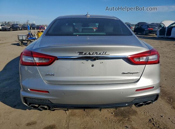 ZAM56RRS3H1262187 2017 MASERATI QUATTROPOR Silver Rear view