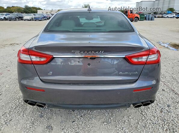 ZAM56YPA0J1274081 2018 MASERATI QUATTROPOR Серый Вид сзади