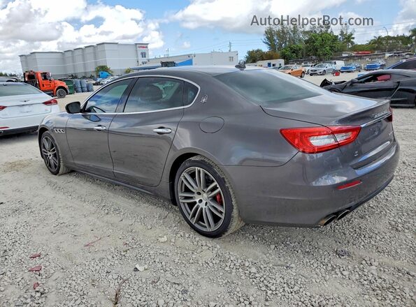 ZAM56YPA0J1274081 2018 MASERATI QUATTROPOR Серый Задняя левая четверть