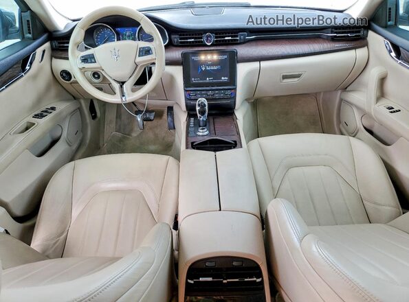 ZAM56YPA0J1274081 2018 MASERATI QUATTROPOR Серый Вид панели приборов