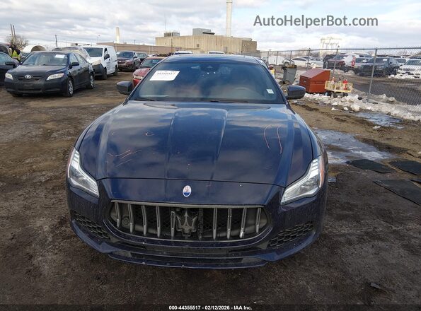 ZAM56YPL2M1376150 2021 MASERATI QUATTROPOR Blue Widok zestawu wskaźników