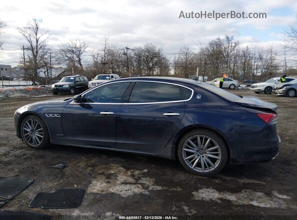 ZAM56YPL2M1376150 2021 MASERATI QUATTROPOR Blue Widok wnętrza 360 stopni