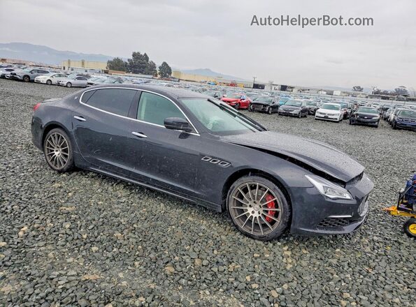 ZAM56YPL3J1291801 2018 MASERATI QUATTROPOR Charcoal Przód prawy