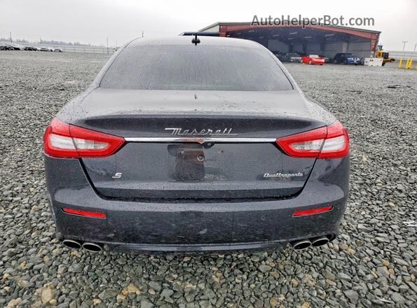 ZAM56YPL3J1291801 2018 MASERATI QUATTROPOR Charcoal Widok z tyłu