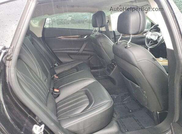 ZAM56YPL3J1291801 2018 MASERATI QUATTROPOR Charcoal Widok tylnych siedzeń