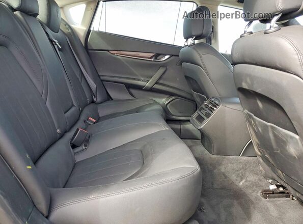 ZAM56YRA5J1286580 2018 MASERATI QUATTROPOR Black Widok tylnych siedzeń