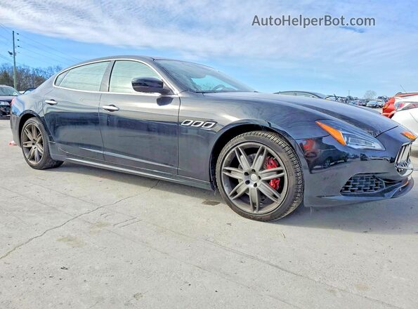 ZAM56YRA5J1286580 2018 MASERATI QUATTROPOR Black Передня права чверть