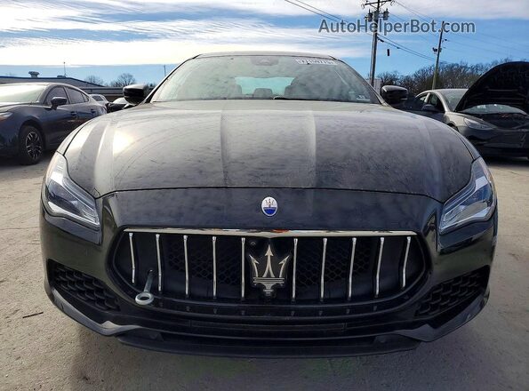 ZAM56YRA5J1286580 2018 MASERATI QUATTROPOR Black Вид спереду