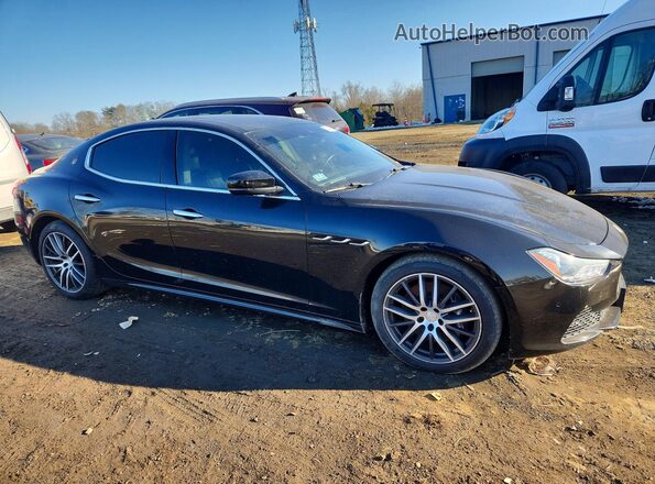 ZAM57RTA5H1213277 2017 MASERATI GHIBLI Black Delantero derecho
