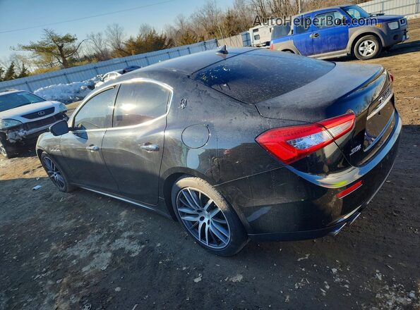 ZAM57RTA5H1213277 2017 MASERATI GHIBLI Black Trasero izquierdo
