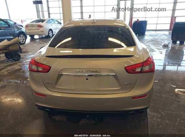 ZAM57RTA7H1240545 2017 MASERATI GHIBLI Серебряный 