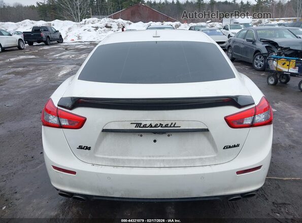 ZAM57RTL1H1227470 2017 MASERATI GHIBLI White 