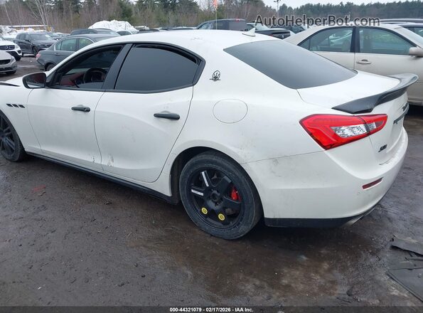 ZAM57RTL1H1227470 2017 MASERATI GHIBLI White Rear left