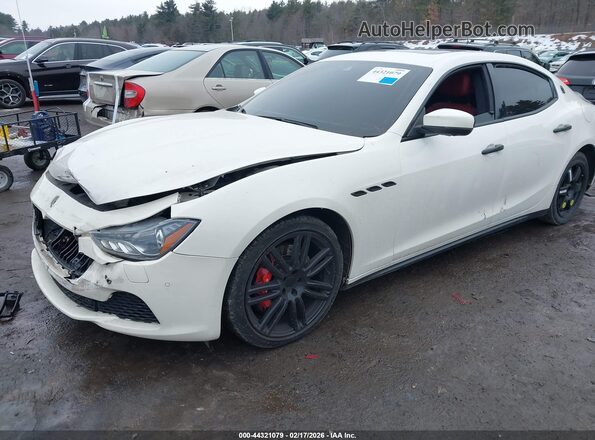 ZAM57RTL1H1227470 2017 MASERATI GHIBLI White Front left