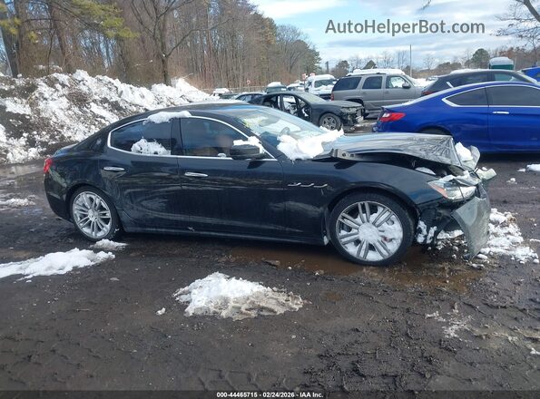 ZAM57RTLXH1221571 2017 MASERATI GHIBLI Black Widok wnętrza z tyłu