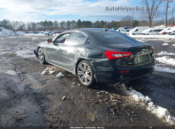 ZAM57RTLXH1221571 2017 MASERATI GHIBLI Black Tył lewy