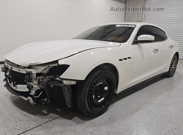 ZAM57XSA3J1304947 2018 MASERATI GHIBLI White 