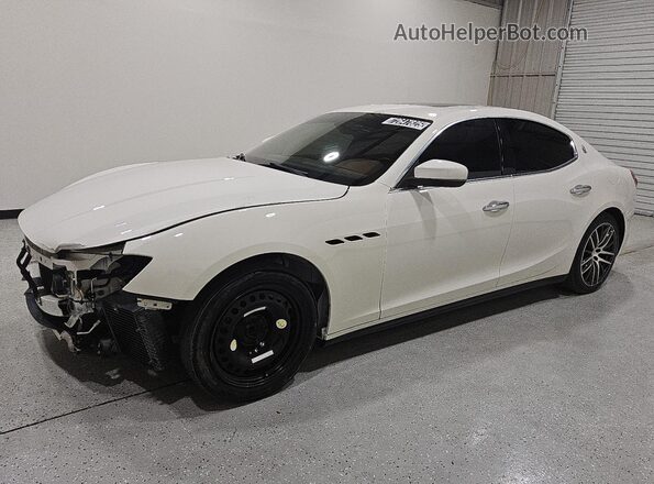 ZAM57XSA3J1304947 2018 MASERATI GHIBLI White 