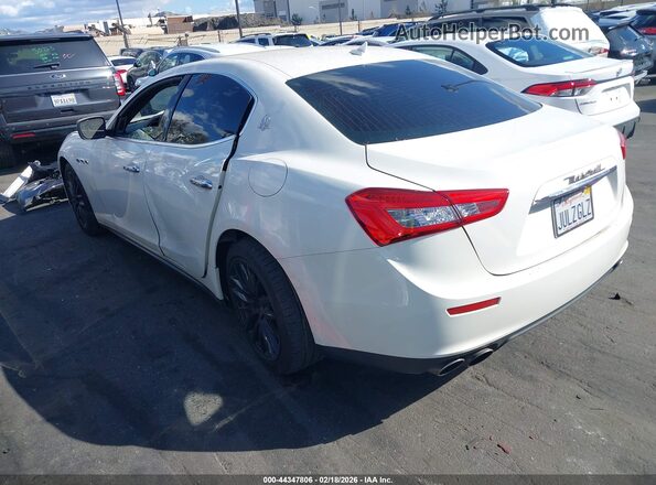 ZAM57XSA4G1175724 2016 MASERATI GHIBLI White Tył lewy