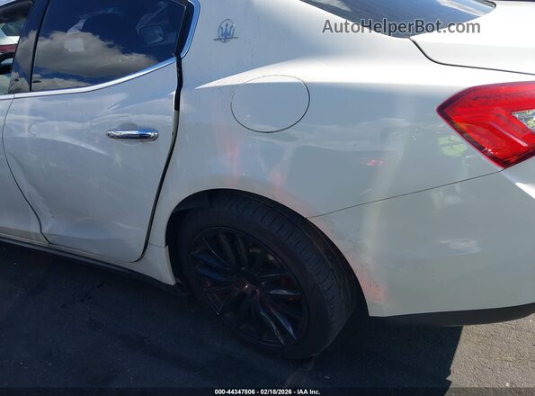 ZAM57XSA4G1175724 2016 MASERATI GHIBLI White Widok z przodu