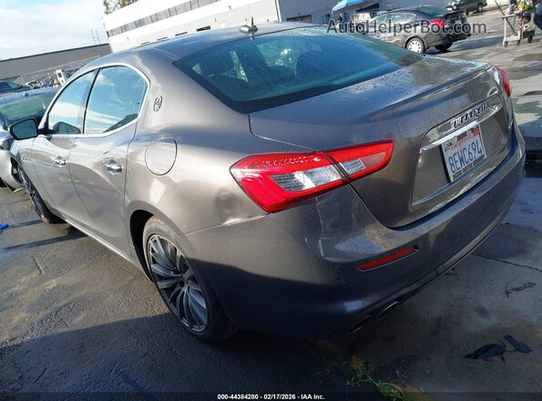 ZAM57XSA6J1304912 2018 MASERATI GHIBLI Gray Tył lewy