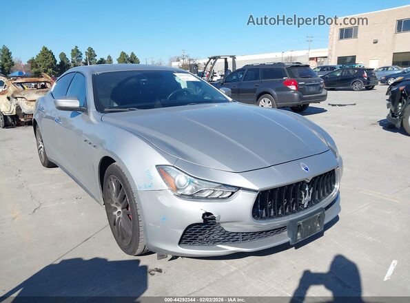 ZAM57XSA7H1226280 2017 MASERATI GHIBLI Silver 