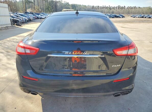 ZAM57XSA7J1275873 2018 MASERATI GHIBLI Black Widok z tyłu